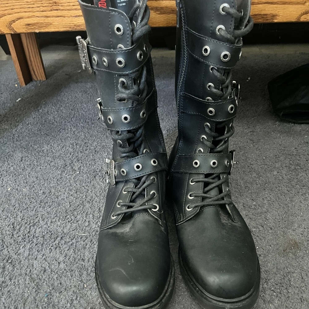 Demonia Black Defiant-303 Boots
